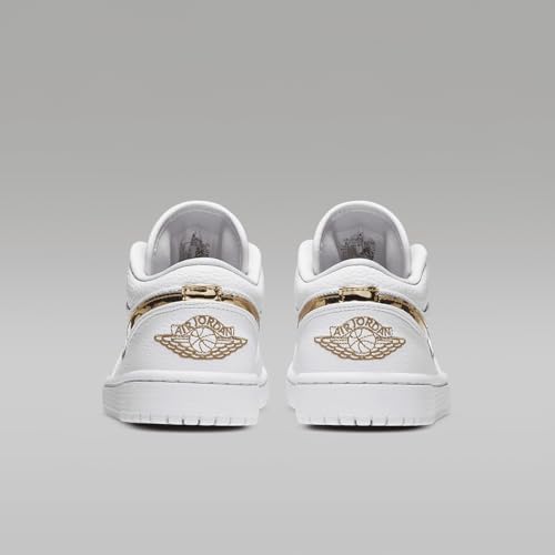 Women's) Air Jordan 1 Low SE 'White / Metallic Gold' (2020) CZ4776